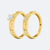 Modern Minimal Gold Floral Bracelet Jewelry for Girls